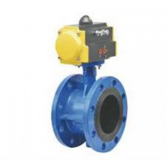 Van Bướm Gang Mặt Bích Đôi Khí Nén