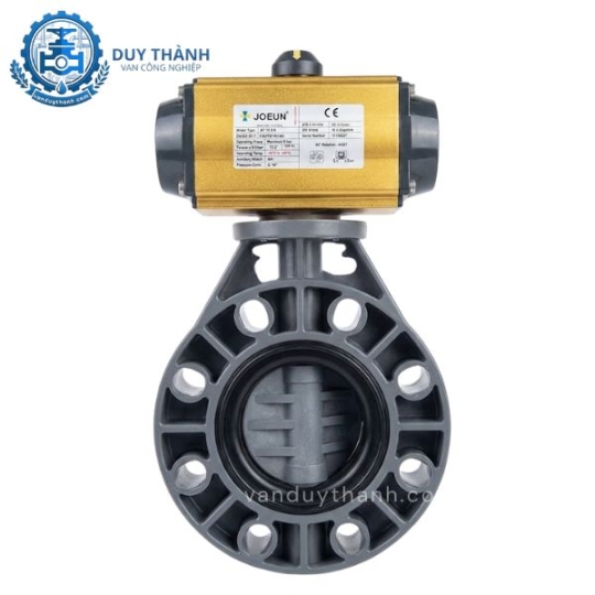 Van Bướm Nhựa UPVC Điều Khiển Khí Nén ON-OFF Joeun
