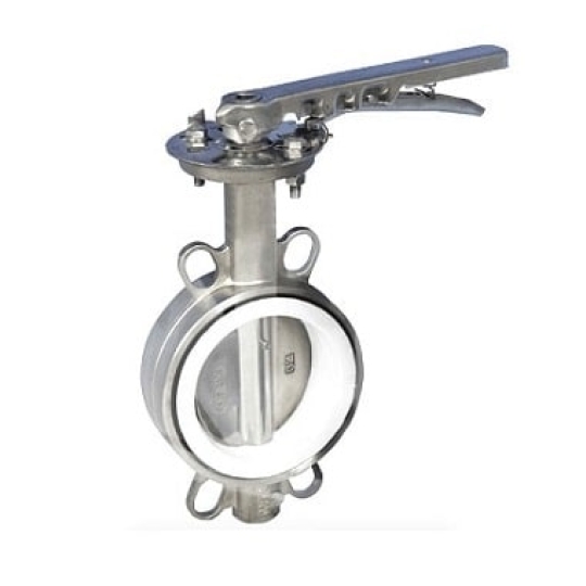 VAN BƯỚM INOX 304 PTEF TAY GẠT ERAV