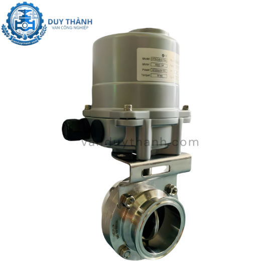 VAN BƯỚM VI SINH ĐÓNG MỞ ĐIỆN