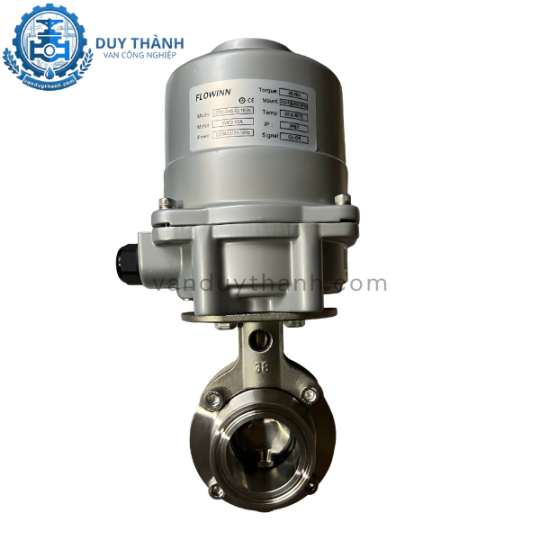 VAN BƯỚM VI SINH ĐÓNG MỞ ĐIỆN