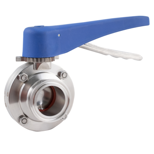 VAN BƯỚM INOX 304 VI SINH ĐIỀU KHIỂN KHÍ NÉN TUYẾN TÍNH 4-20mA JOEUN