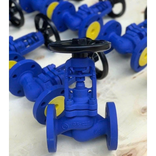 Van Cầu Hơi Thép Bellow Mặt Bích PN16