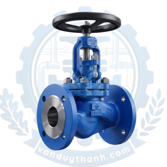 Van Cầu Hơi Chữ Ngã Thép Mặt Bích Gs–c25 Etm