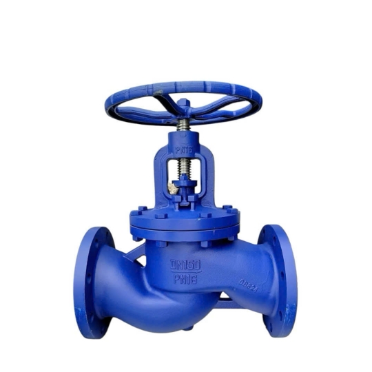 VAN CẦU HƠI GANG DN80 MẶT BÍCH PN16