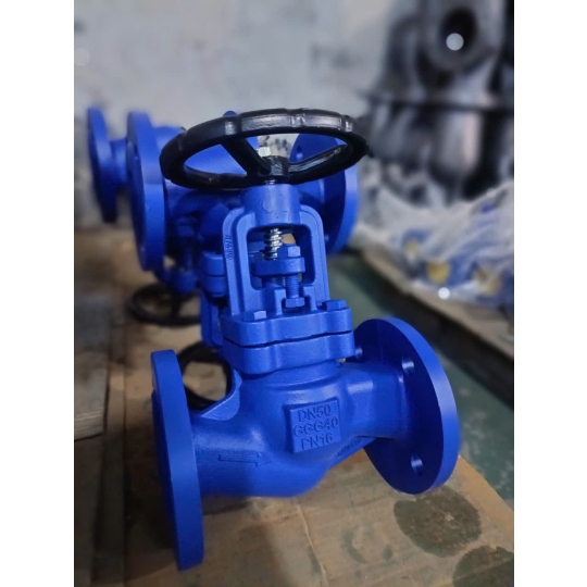 VAN CẦU HƠI GANG DN20 MẶT BÍCH PN16