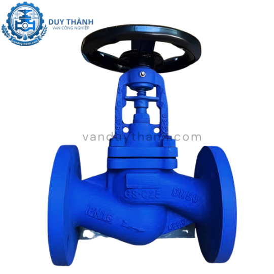 Van Cầu Hơi Thép Mặt Bích PN16, PN 25, PN40