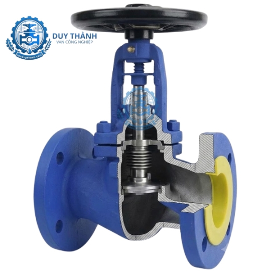 Van Cầu Hơi Thép Mặt Bích AFBV DN65