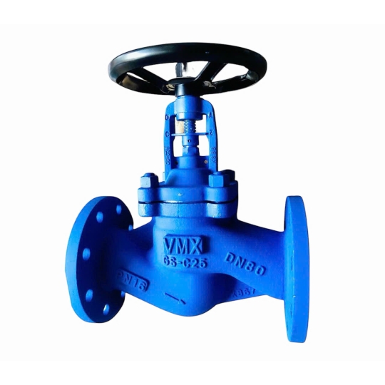 VAN CẦU HƠI THÉP VMX MẶT BÍCH PN16