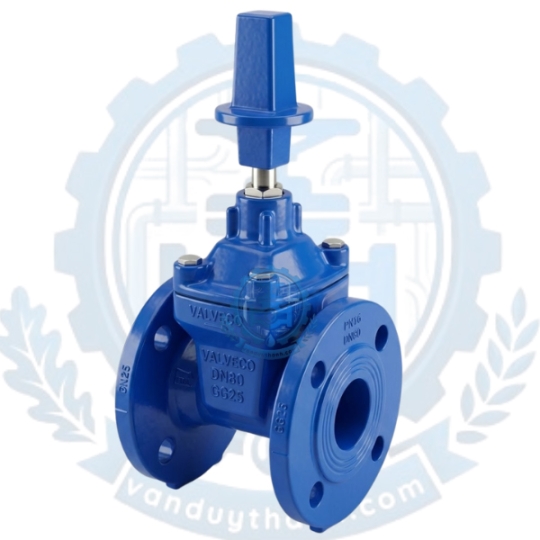 Van Cửa Ty Chìm Mặt Bích Nắp Chụp Baoding Z45X