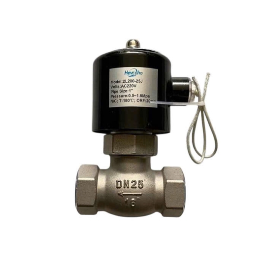 VAN ĐIỆN TỪ HƠI INOX 304 HEWCHO