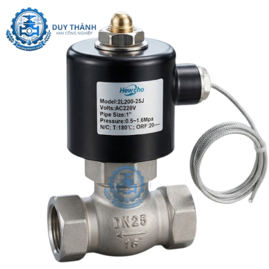 ​​​​​​​Van Điện Từ Hơi Inox 304 Hewcho