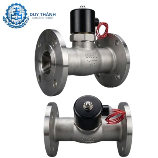 Van Điện Từ Hơi Mặt Bích Inox 304 Hewcho