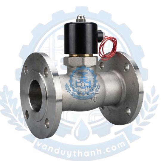 Van Điện Từ Hơi Mặt Bích Inox 304 Hewcho