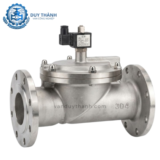 Van Điện Từ Inox 304 Mặt Bích DFD Hewcho