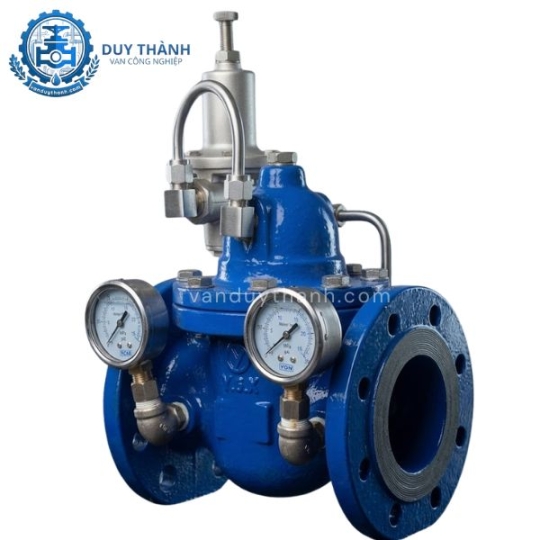 Van Giảm Áp Nước Mặt Bích Pn16 Ydk Korea