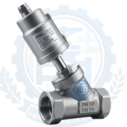 Van Góc Inox 316l Nối Ren Khí Nén