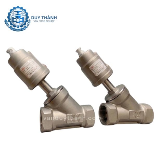 Van Góc Inox 316l Nối Ren Khí Nén