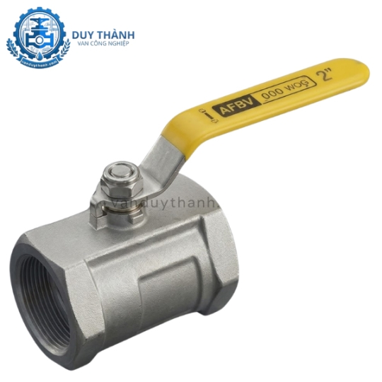 Van Bi 1 Thân Inox 304 Nối Ren Tay Gạt Afbv 