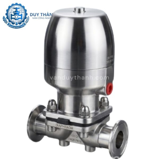​​​​​​​Van Màng Inox Vi Sinh Khí Nén 