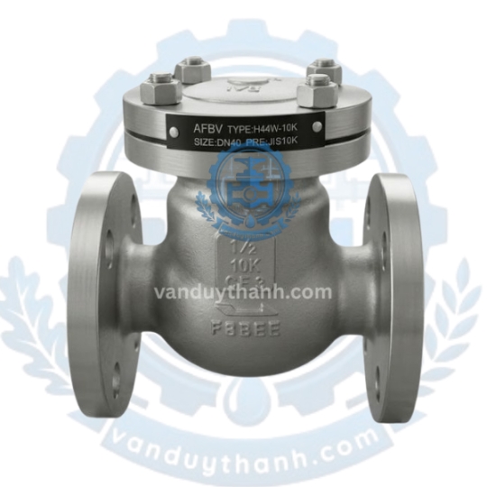 Van Một Chiều Lá Lật Inox 304 Mặt Bích Jis 10k Afbv | DN50-300