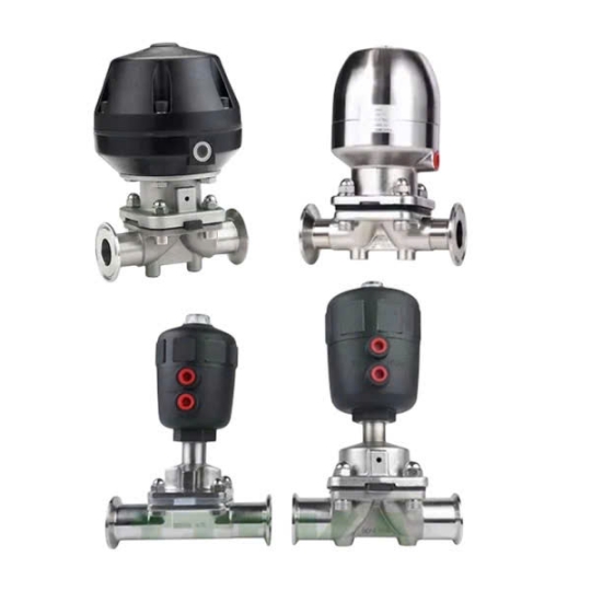 VAN BƯỚM INOX VI SINH KHÍ NÉN TUYẾN TÍNH 4-20mA