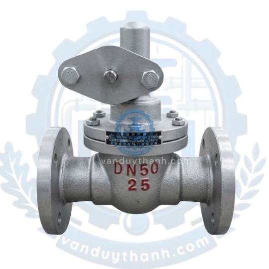 Van Xả Đáy Lò Hơi Thép Mặt Bích