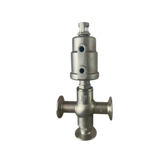 VAN XIÊN 3 NGÃ INOX 304 NỐI CLAMP KHÍ NÉN