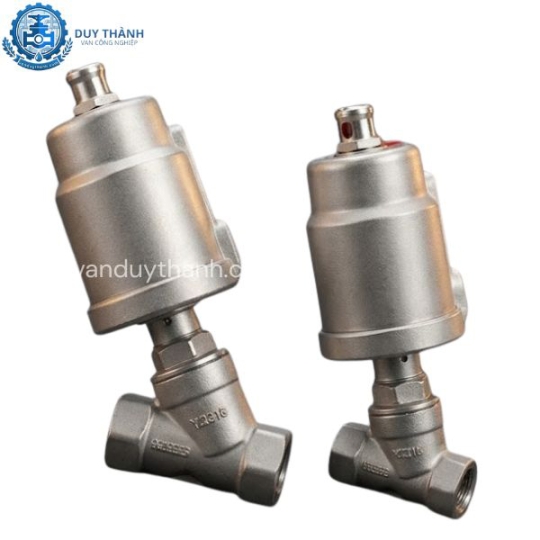 Van Y Xiên Inox 304 Khí Nén