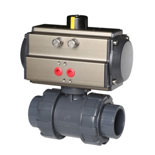 VAN BI 2PC NHỰA UPVC NỐI RẮC CO KHÍ NÉN SANPO MALAYSIA