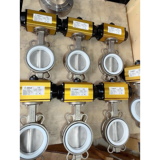 VAN BƯỚM INOX ĐIỀU KHIỂN KHÍ NÉN AT125DB