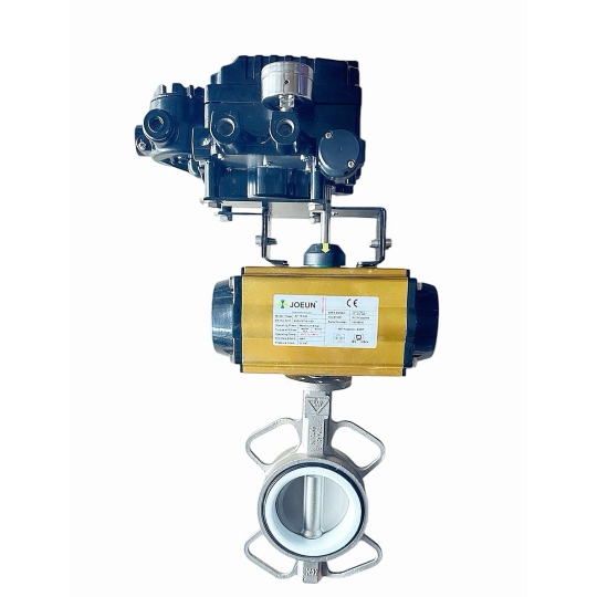 VAN BƯỚM INOX ĐIỀU KHIỂN KHÍ NÉN AT100DB