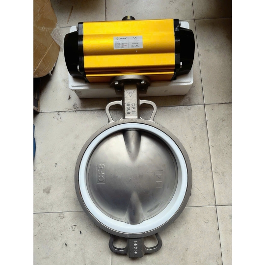 Van Bướm Inox Điều Khiển Khí Nén At63db
