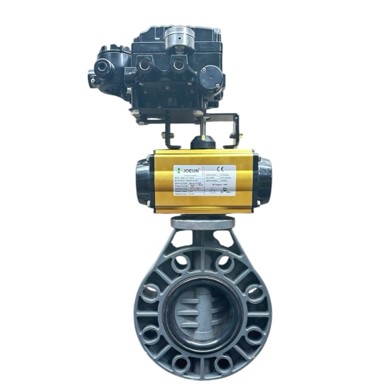 VAN BƯỚM INOX ĐIỀU KHIỂN KHÍ NÉN AT100DB