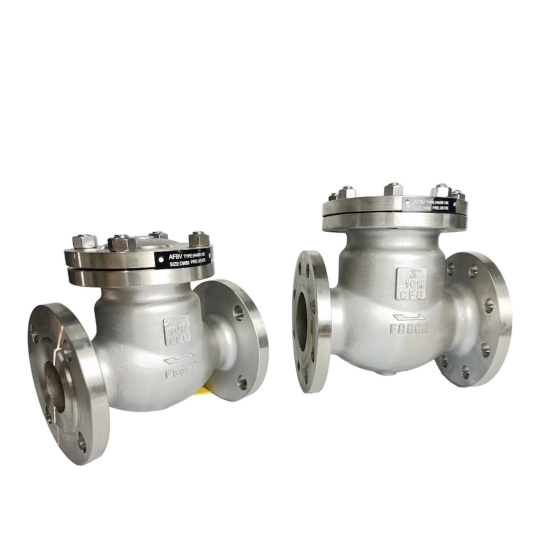 Van 1 Chiều Lá Lật Mặt Bích Inox 304 PN16