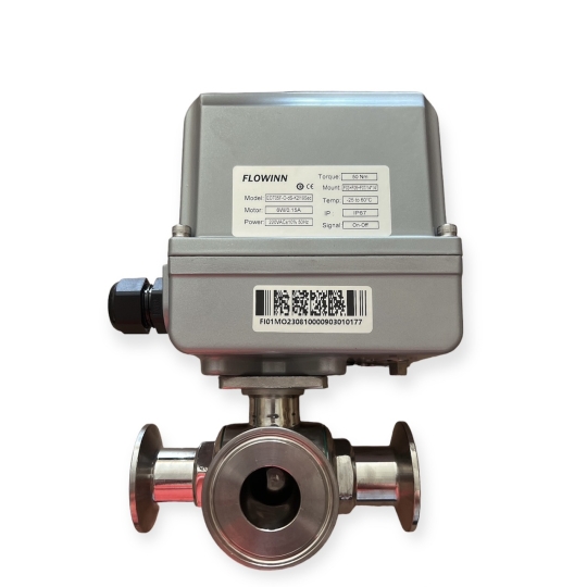 Van Bi 3PC Inox Jaki Điều Khiển Điện Flowinn