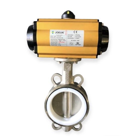 Van Bướm Inox Điều Khiển Khí Nén At63db