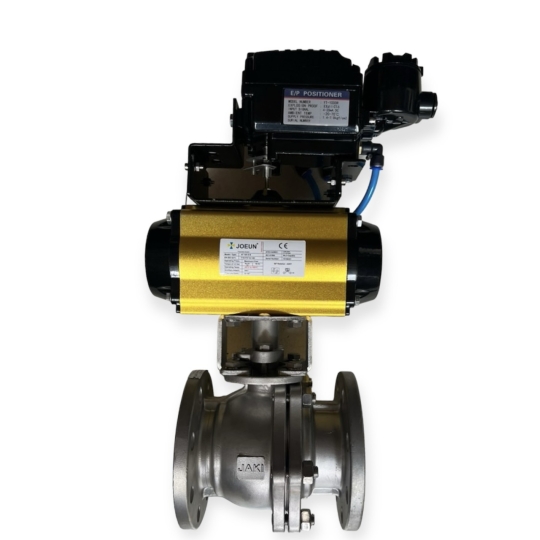 Van Bi 3PC Khí Nén Inox 304 Nối Ren