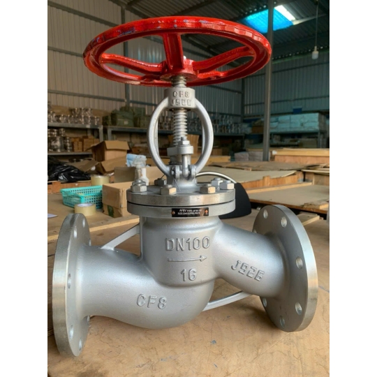 Van Cầu Hơi Thép Mặt Bích PN16, PN 25, PN40