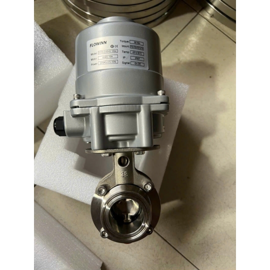 Van Bướm Vi Sinh Điện Inox 316