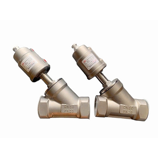 Van Xiên Nối Ren Inox 304, 316 Đầu Khí Nén Jaki 