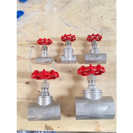 VAN CẦU HƠI INOX 304 NỐI REN