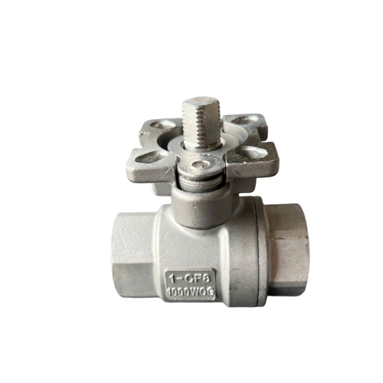 VAN BI 2PC INOX 304 NỐI REN CÓ ĐẾ 