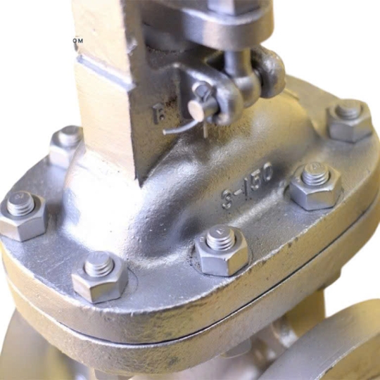 VAN CỔNG THÉP TY NỔI ANSI 150 - MANN