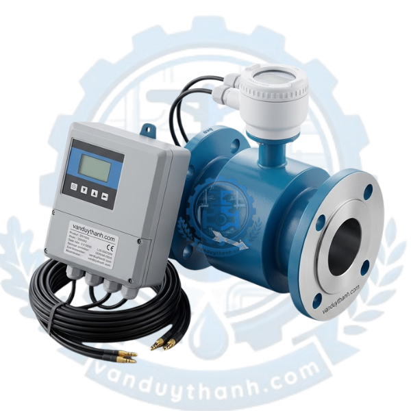 Đồng Hồ Đo Lưu Lượng Điện Từ Nối Mặt Bích