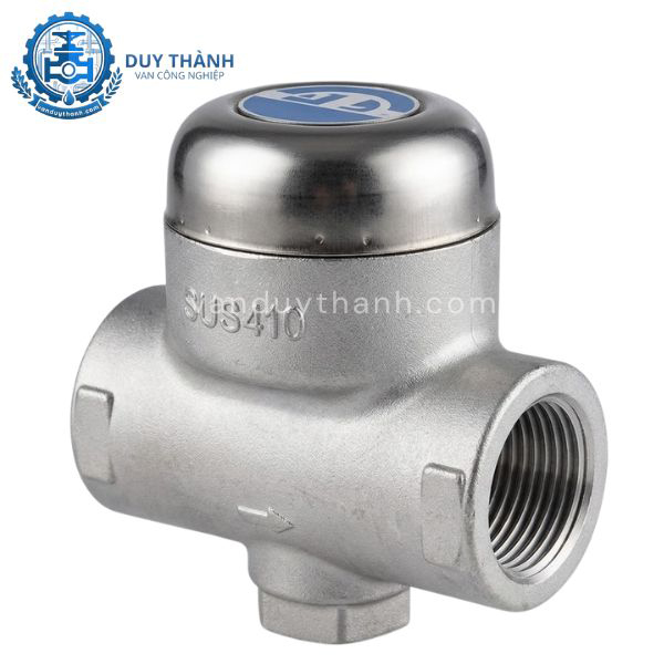 Bẫy Hơi Đồng Tiền Inox 304 Nối ren