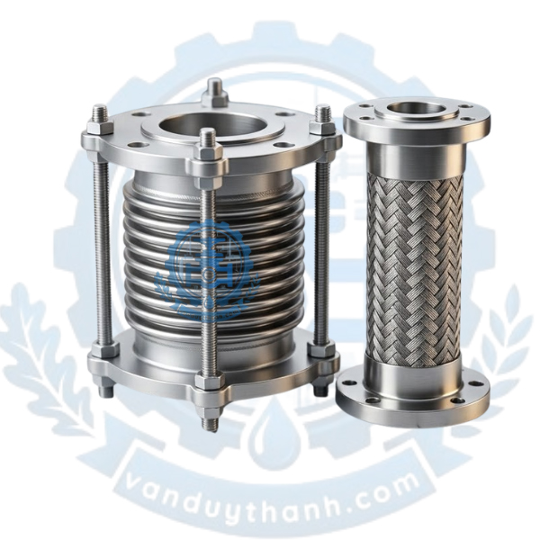 Khớp Nối Mềm Giãn Nở Mặt Bích Inox 304 DN40 - DN1000