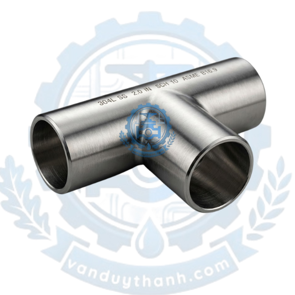 Tê Vi Sinh Nối Hàn, Clamp Inox 304-316L DN15 - 150