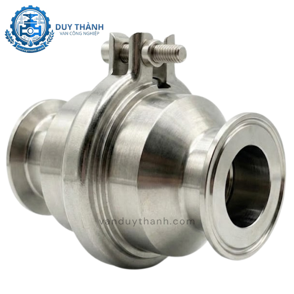 Van 1 Chiều Lò Xo Inox Vi Sinh Nối Clamp