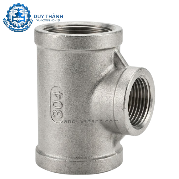 Tê Giảm Inox 304 Nối Ren Trong